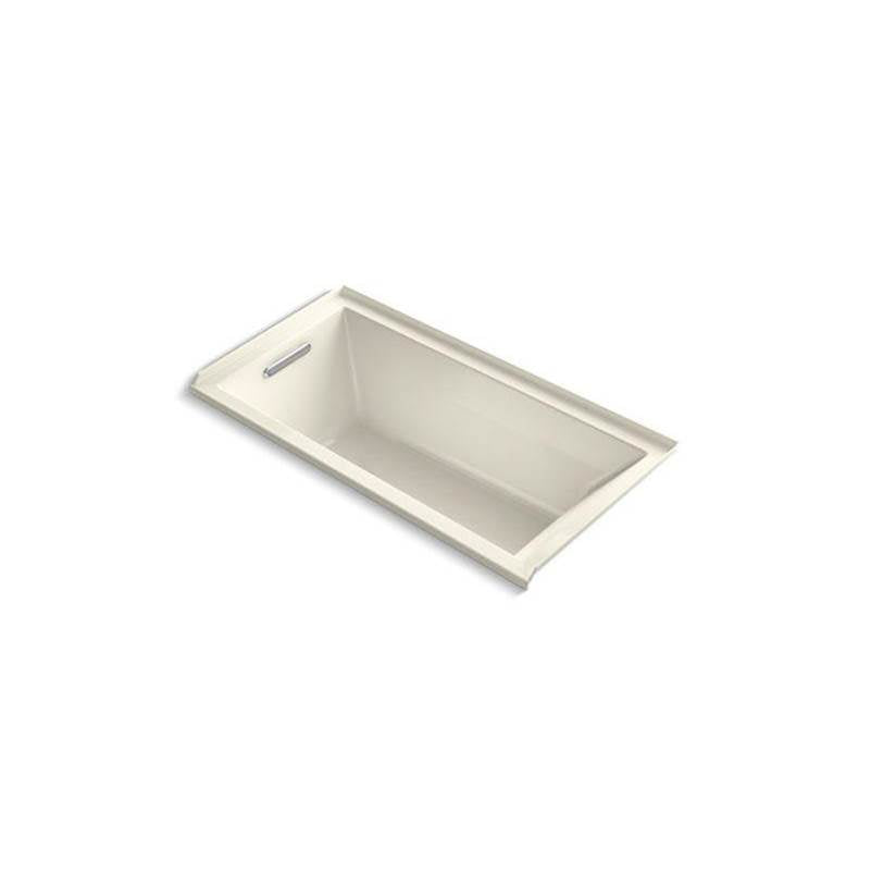 Underscore 60" x 30" drop-in/alcove heated whirlpool bath, left drain