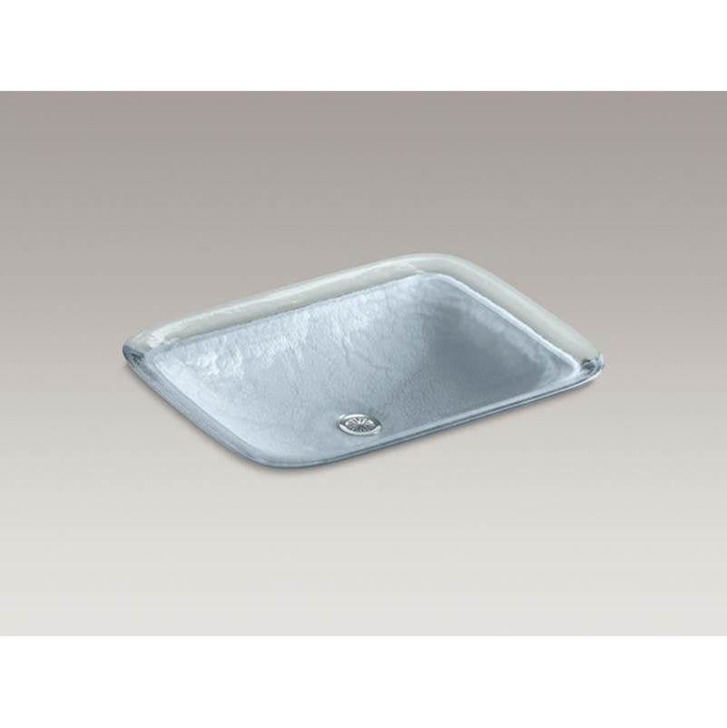 Inia 20-3/4" rectangular drop-in bathroom sink, no overflow