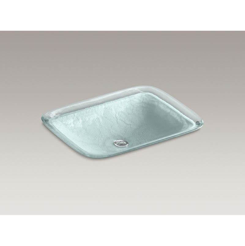 Inia 20-3/4" rectangular drop-in bathroom sink, no overflow