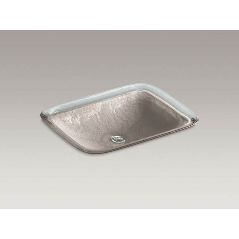 Inia 20-3/4" rectangular drop-in bathroom sink, no overflow