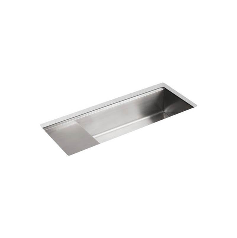 Stages 45" undermount single-bowl workstation kitchen sink