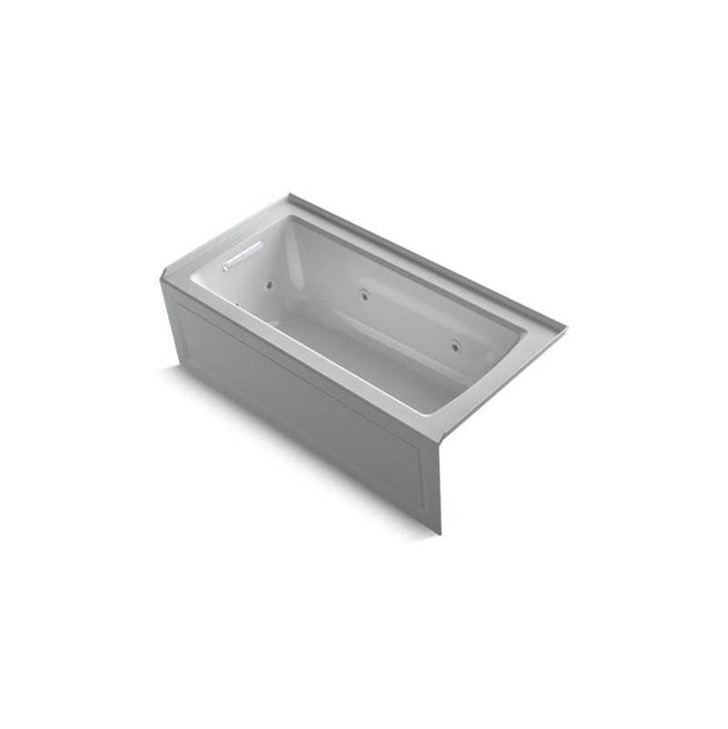 Archer 60" x 30" alcove whirlpool bath, left drain