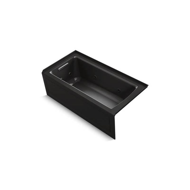 Archer 60" x 30" alcove whirlpool bath, left drain