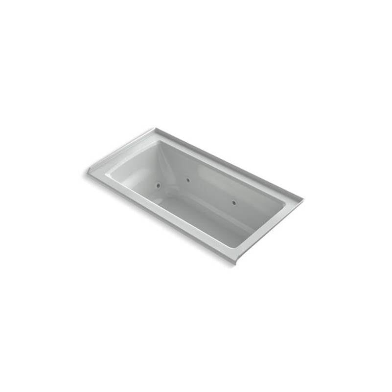 Archer 60" x 30" alcove heated whirlpool bath, right drain
