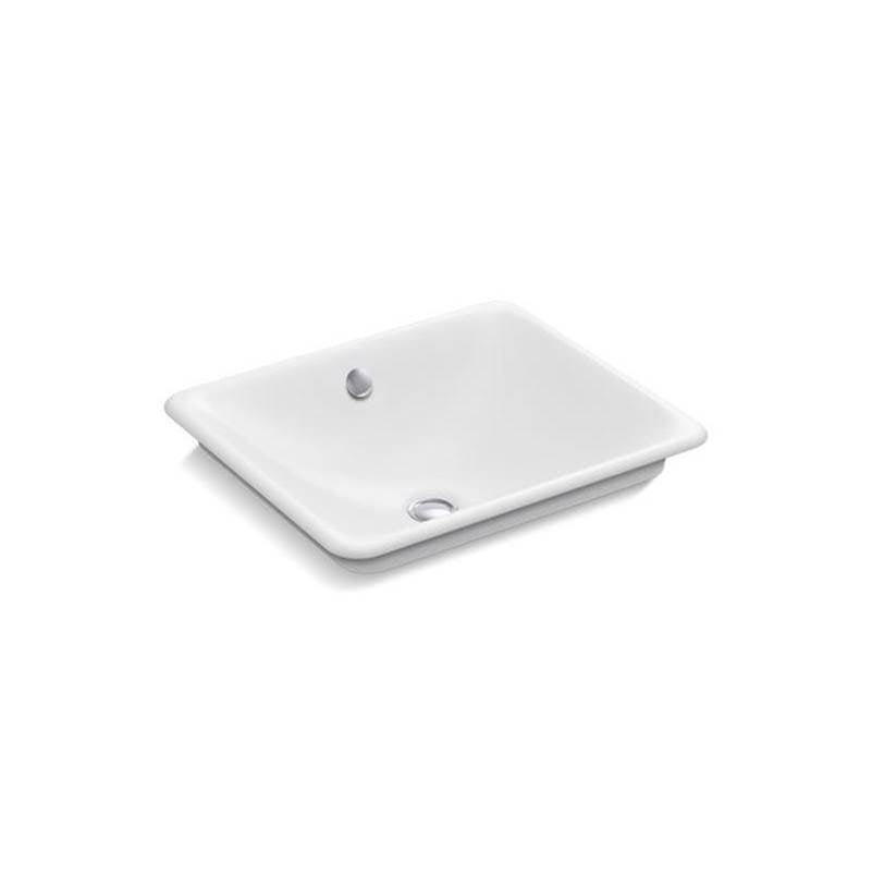 Iron Plains 18-1/2" rectangular vessel bathroom sink