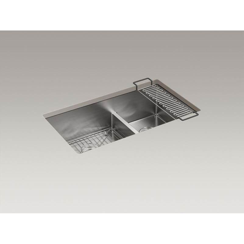 Strive Smart Divide 32" undermount double-bowl kitchen sink