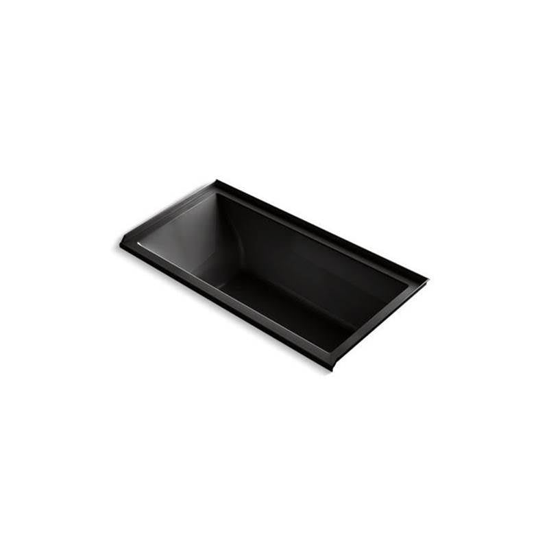 Underscore 60" x 30" drop-in/alcove heated whirlpool bath, right drain