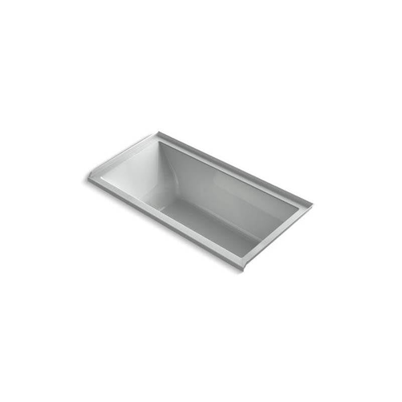 Underscore 60" x 30" drop-in/alcove heated whirlpool bath, right drain