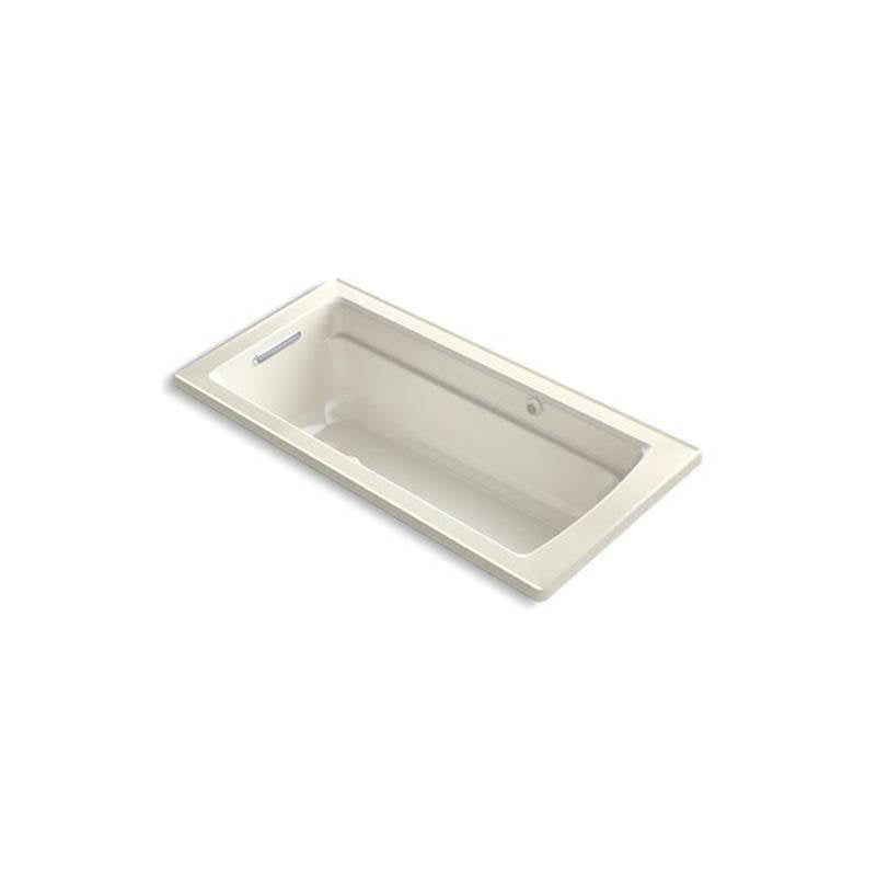 Archer 66" x 32" drop-in Heated BubbleMassage air bath with Bask heated surface