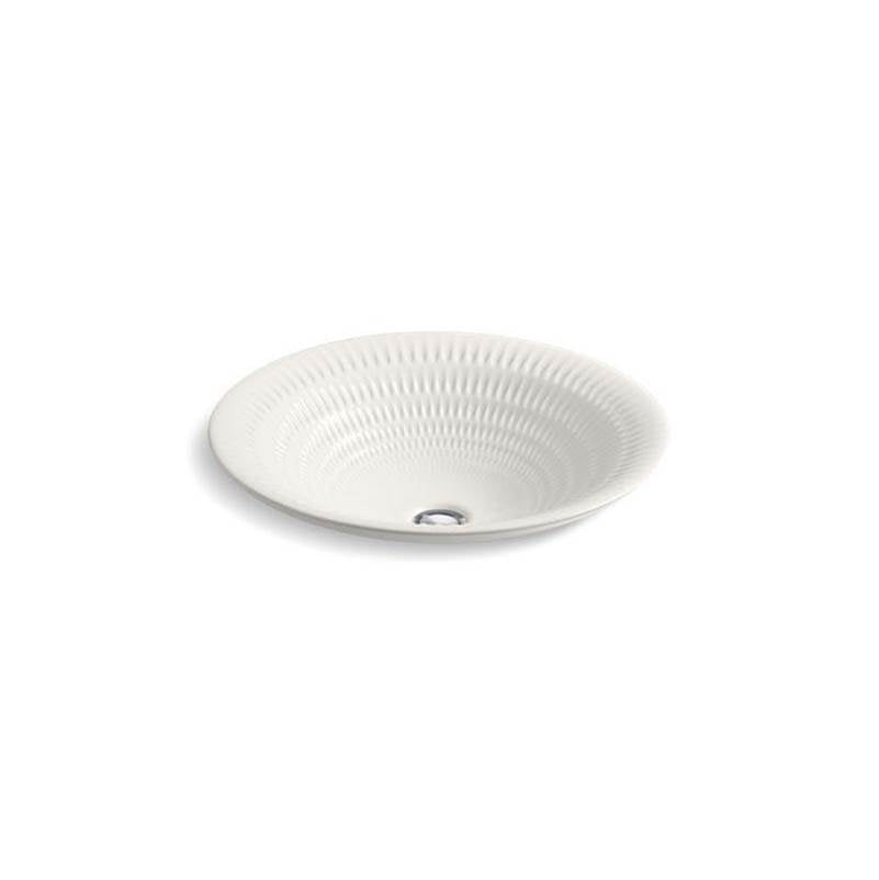 Derring Carillon 17-3/4" round drop-in bathroom sink, no overflow