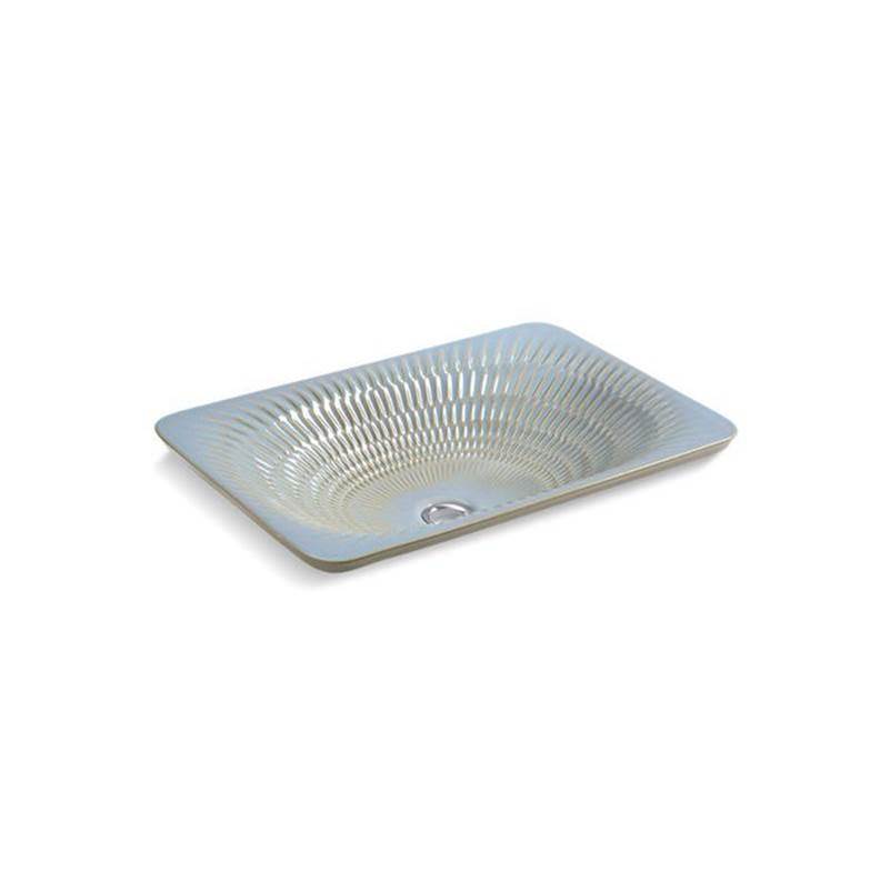 Derring Carillon 21" rectangular drop-in bathroom sink, no overflow