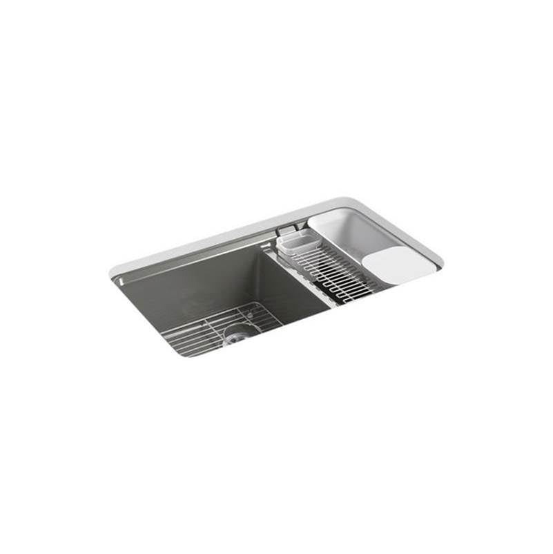 Riverby 33" undermount double-bowl workstation kitchen sink