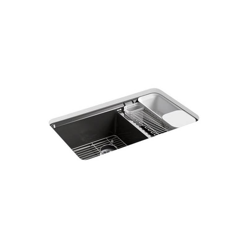 Riverby 33" undermount double-bowl workstation kitchen sink