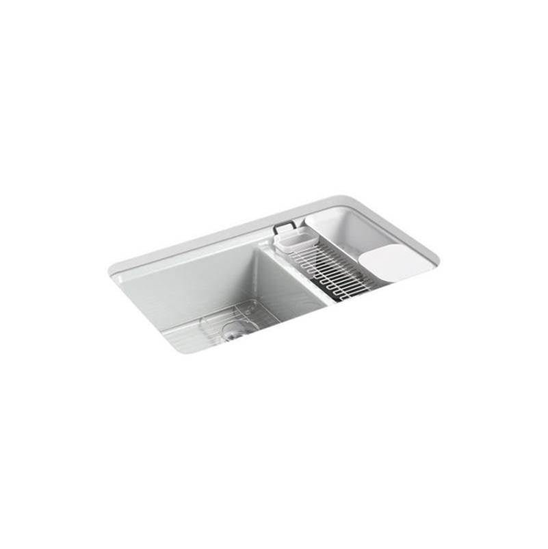 Riverby 33" undermount double-bowl workstation kitchen sink