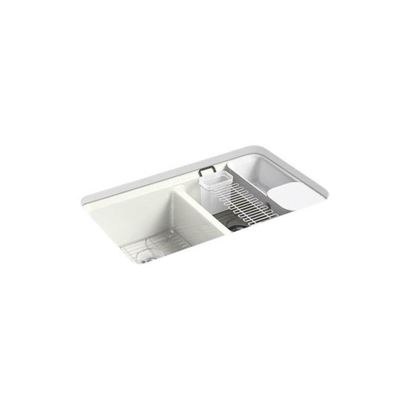 Riverby 33" undermount double-bowl workstation kitchen sink
