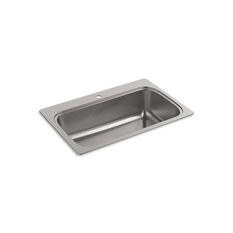 Verse 33" top-mount single-bowl kitchen sink