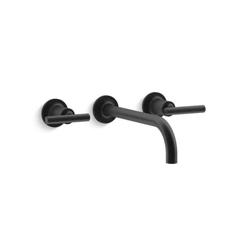 Purist Wall-mount bathroom sink faucet trim with Lever handles, 1.2 gpm