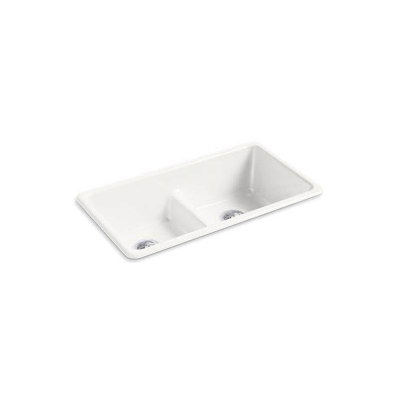 Iron/Tones Smart Divide 33" top-/undermount double-bowl kitchen sink