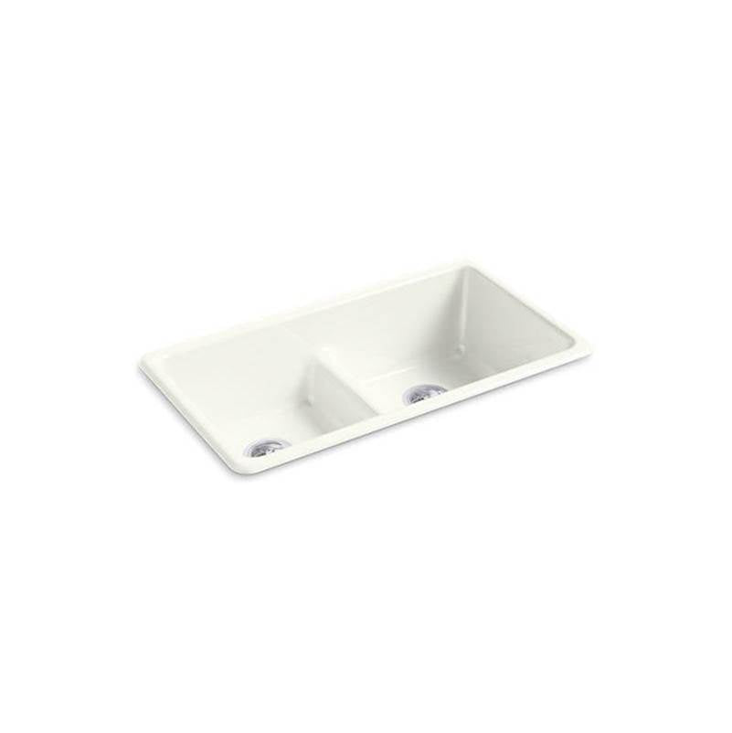 Iron/Tones Smart Divide 33" top-/undermount double-bowl kitchen sink