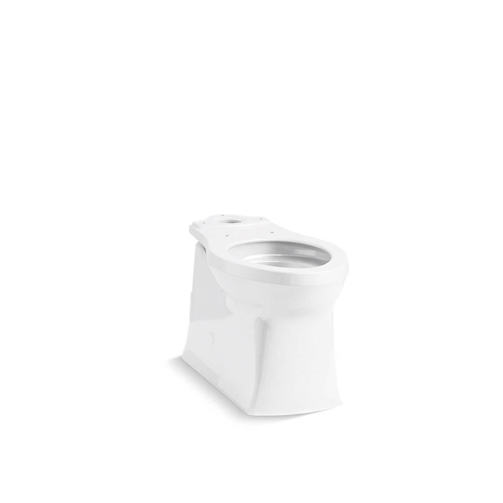 Corbelle Tall elongated toilet bowl with skirted trapway