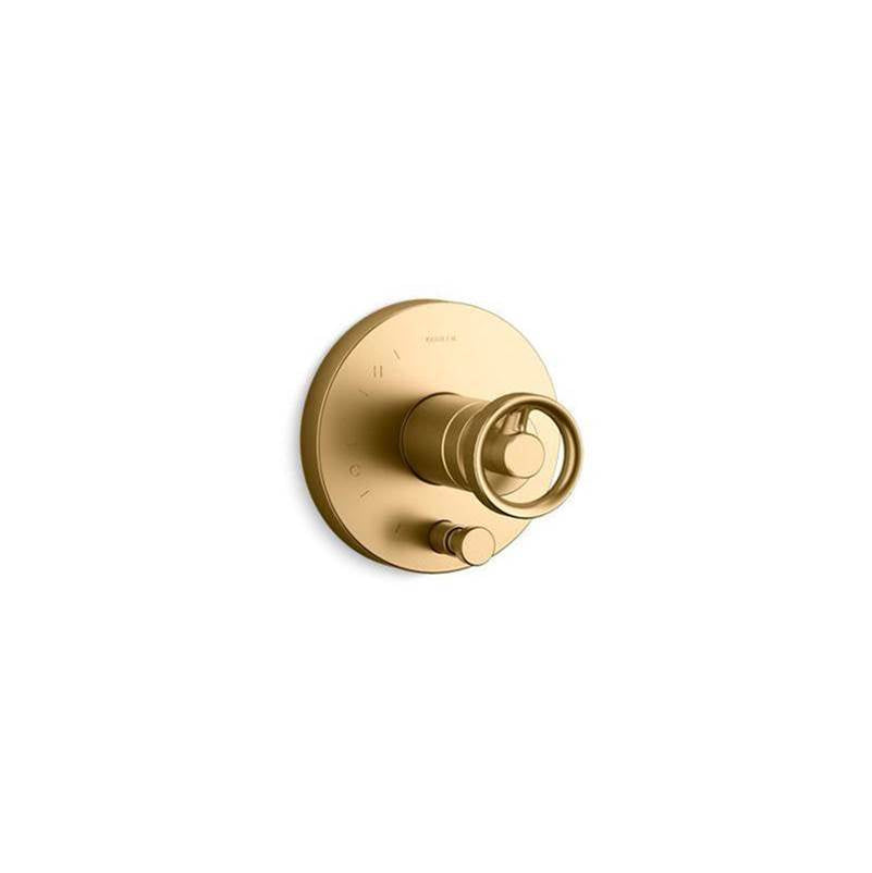 Components Rite-Temp valve trim with Industrial handle and diverter