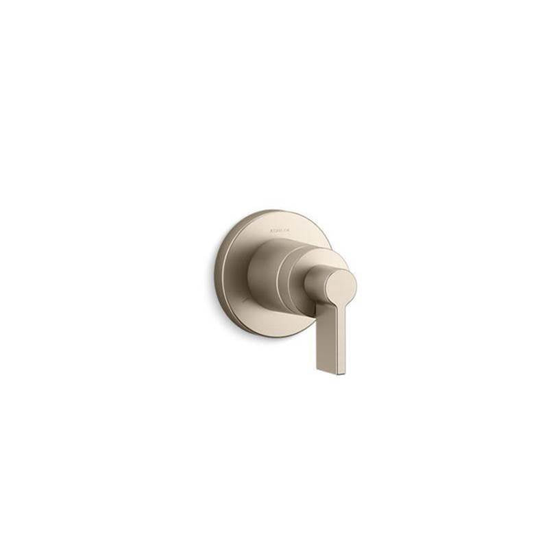 Components MasterShower volume control valve trim with Lever handle