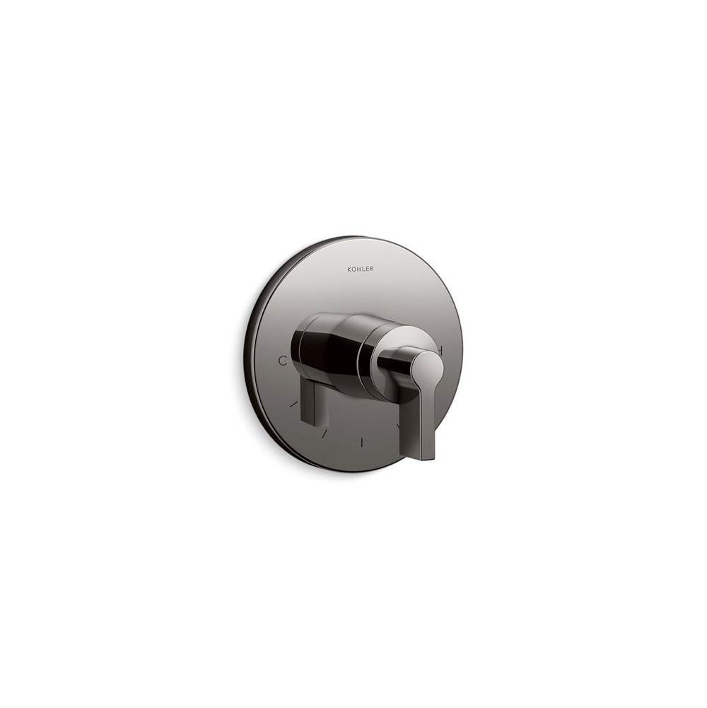 Components MasterShower temperature control valve trim with Lever handle