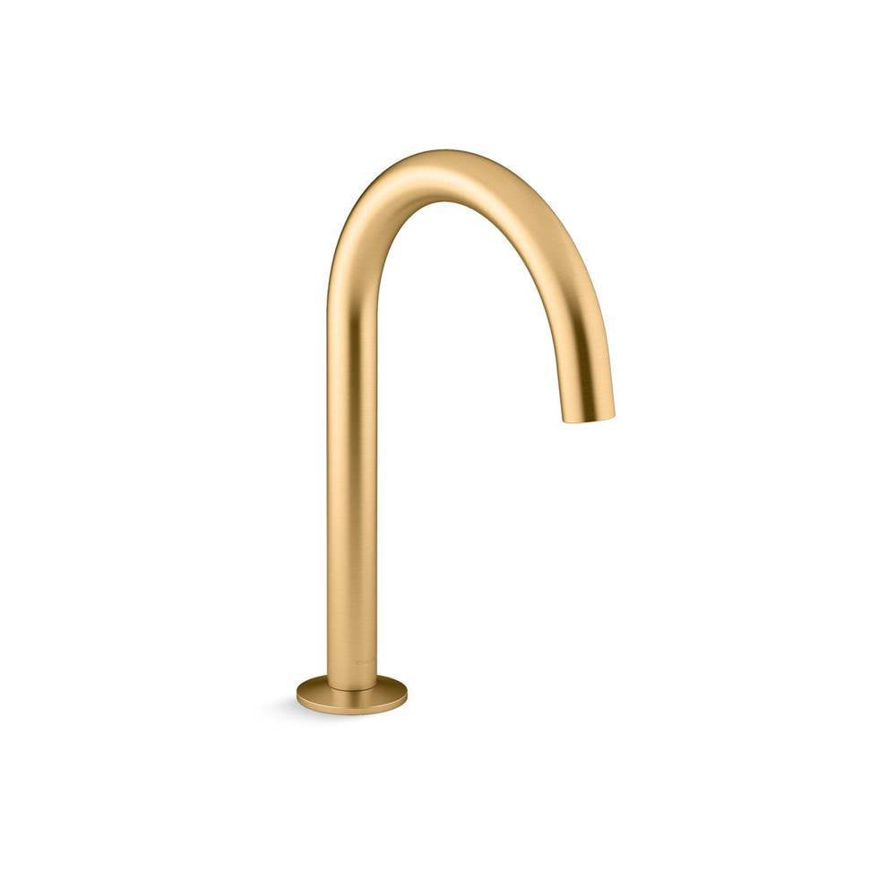 Components Deck-mount bath spout with Tube design