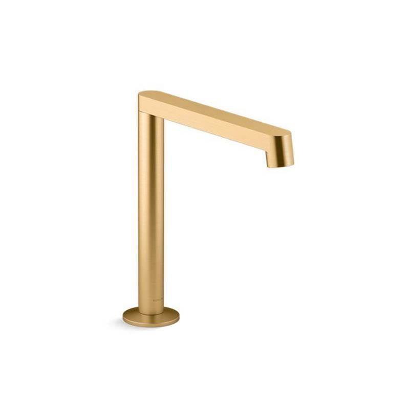 Components Deck-mount bath spout with Row design