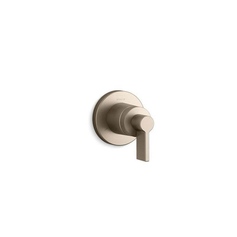 Components MasterShower transfer valve trim with Lever handle