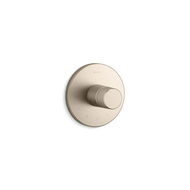 Components MasterShower temperature control valve trim with Oyl handle