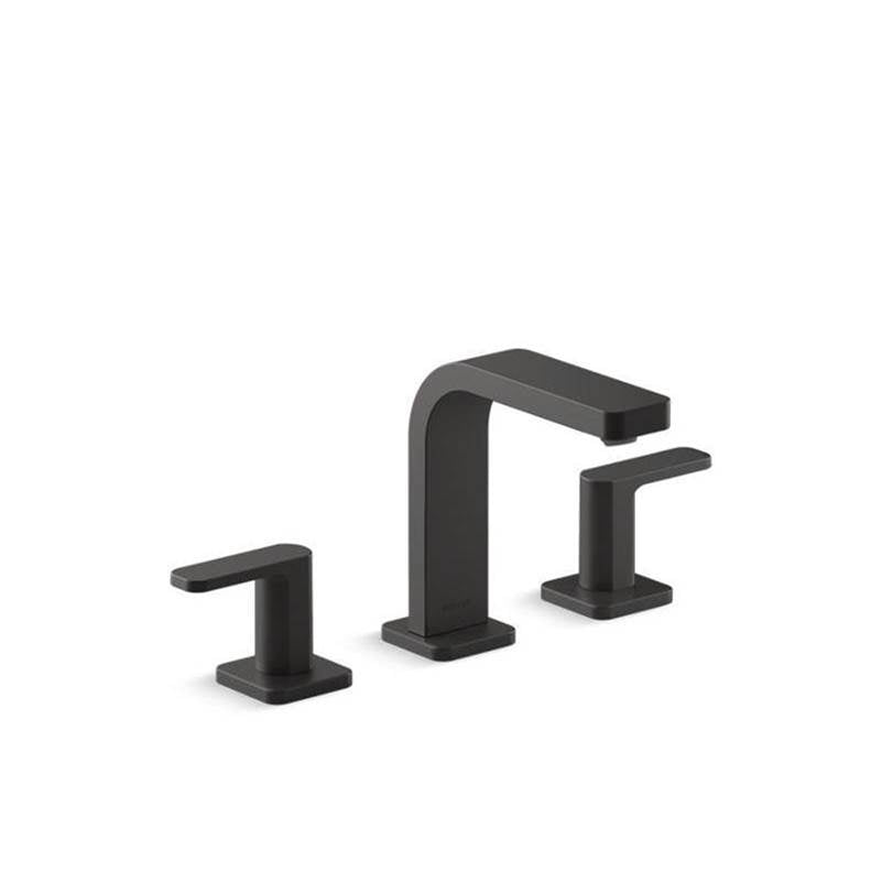 Parallel Widespread bathroom sink faucet, 0.5 gpm