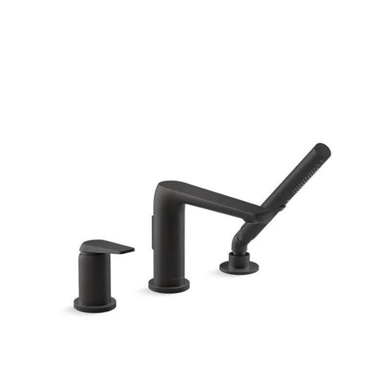 Avid Deck-mount bath faucet with handshower
