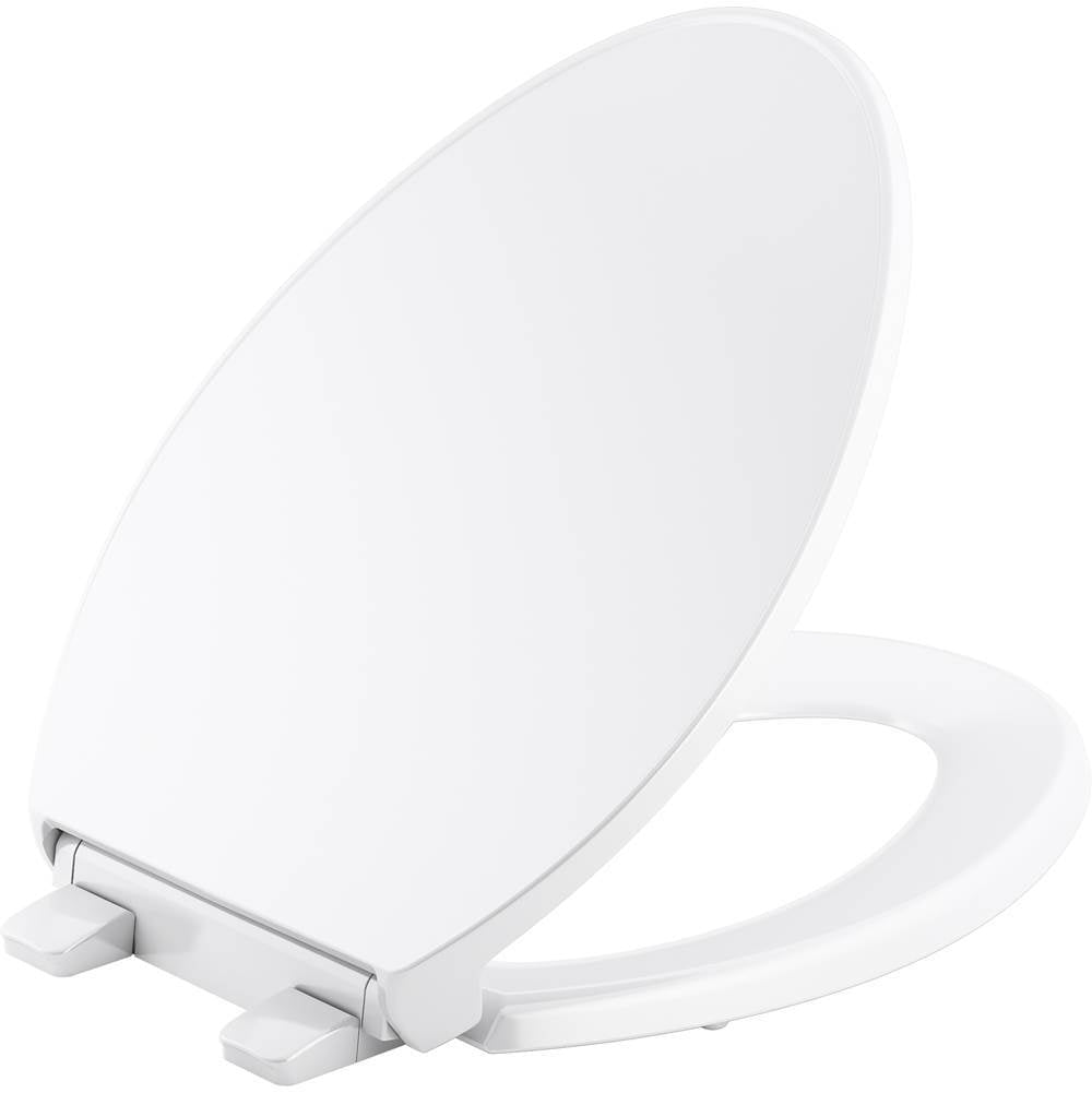 Border ReadyLatch Quiet-Close elongated toilet seat with antimicrobial agent