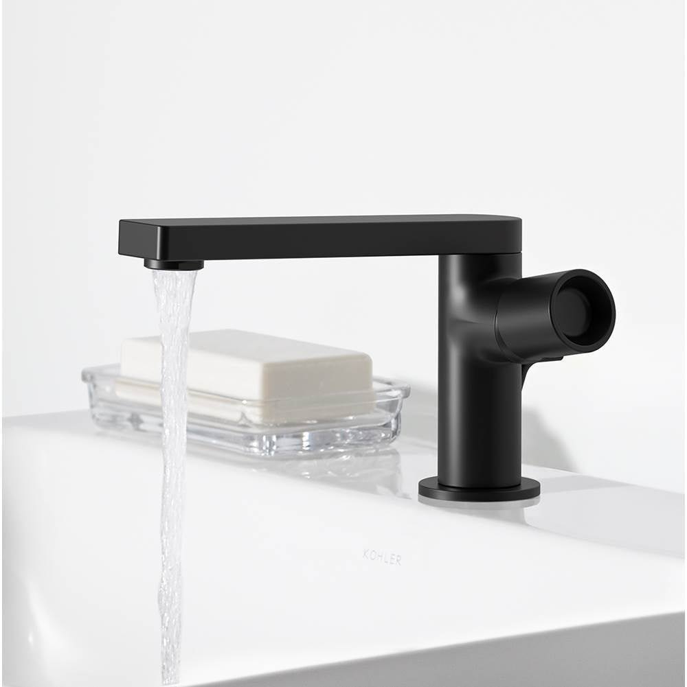 Composed Single-handle bathroom sink faucet with Cylindrical handle, 1.2 gpm