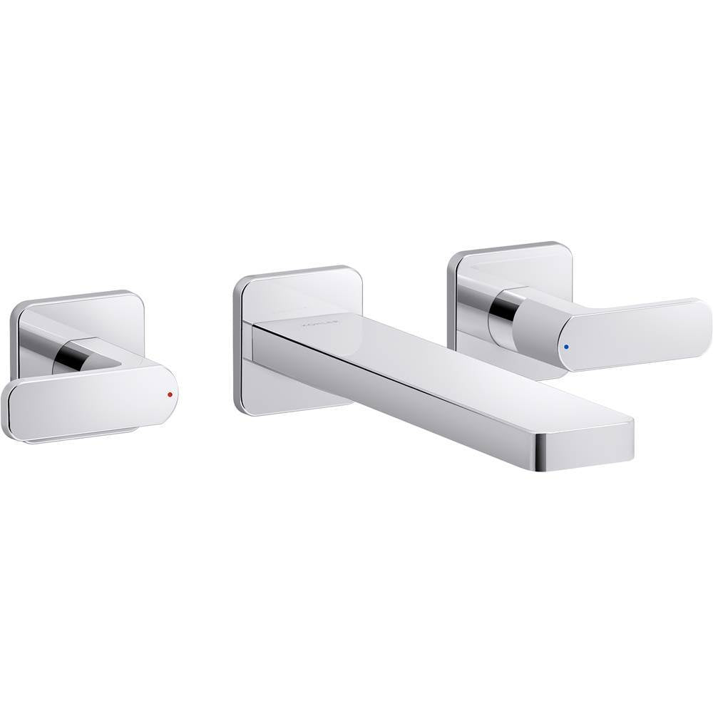 Parallel Wall-mount bath faucet trim
