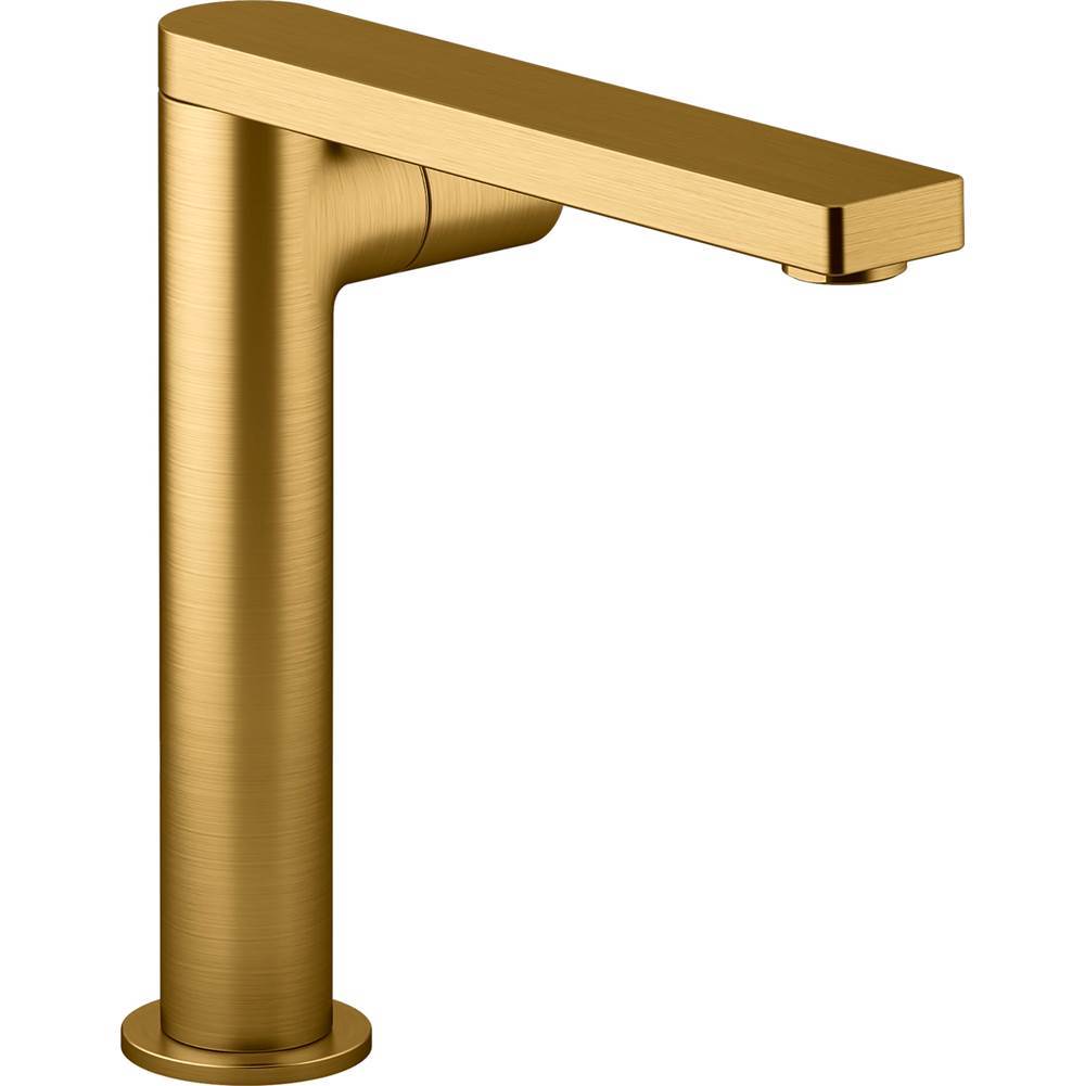 Composed Tall single-handle bathroom sink faucet with Cylindrical handle, 1.2 gpm