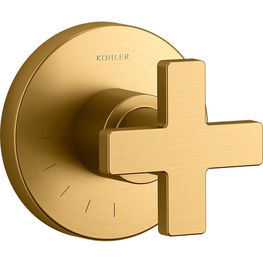 Composed MasterShower volume control valve trim with cross handle