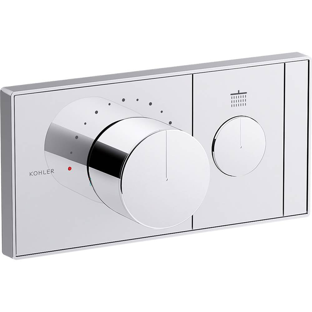 Anthem One-outlet recessed mechanical thermostatic valve control