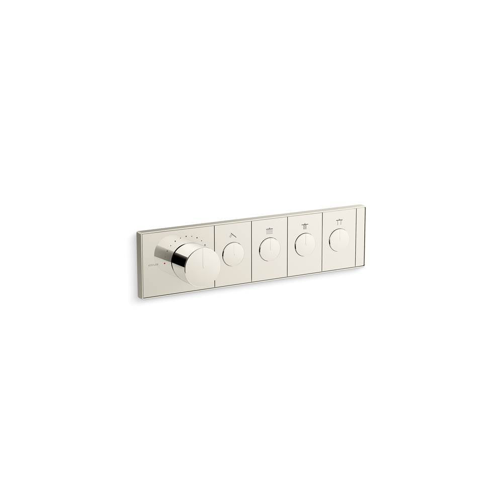 Anthem Four-outlet recessed mechanical thermostatic valve control