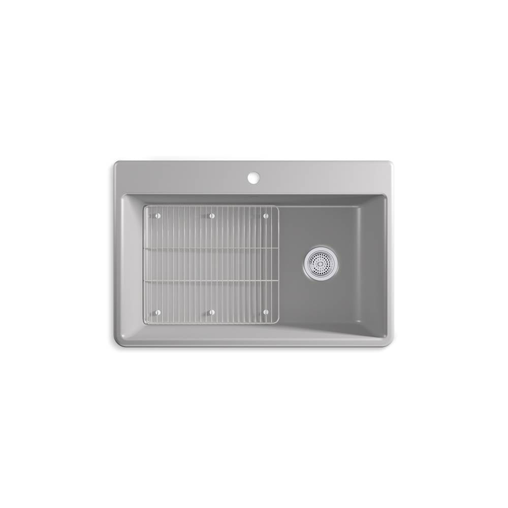 Kennon 33" top-/undermount single-bowl kitchen sink