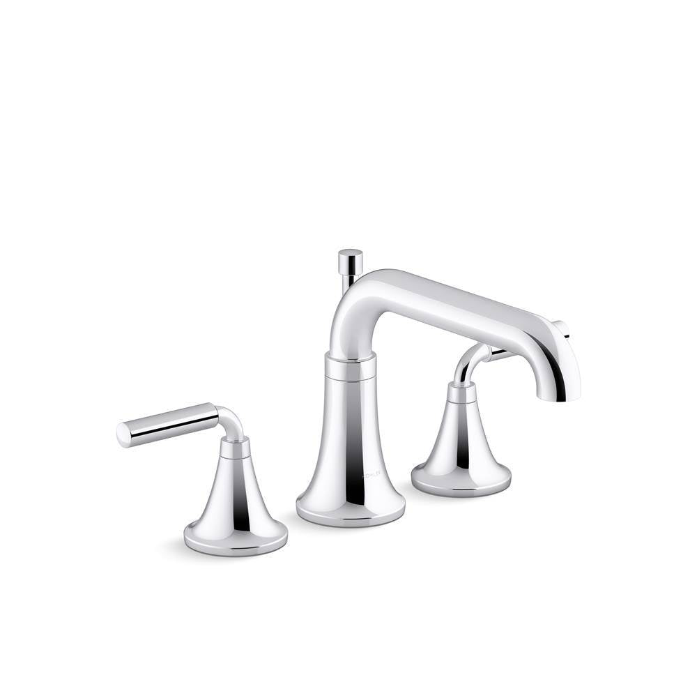 Tone Deck-mount bath faucet trim with diverter