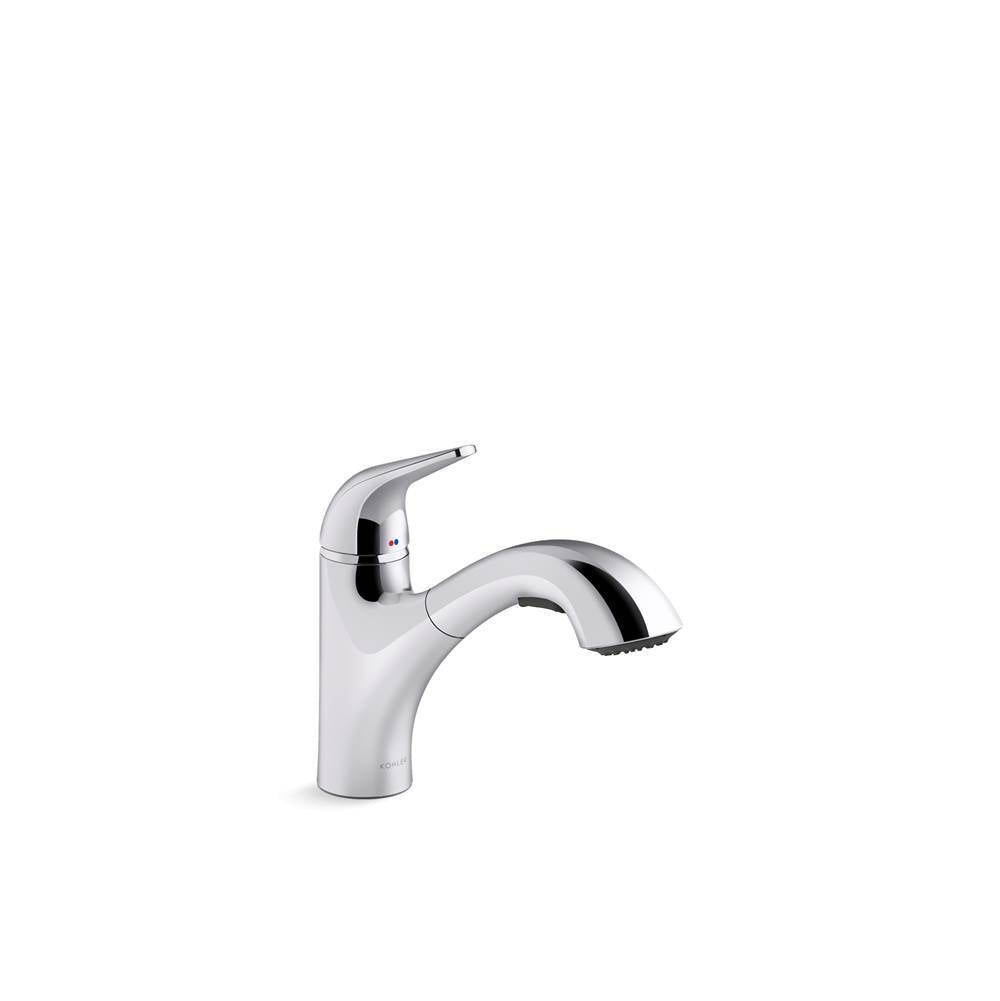 Jolt Pull-out kitchen sink faucet with two-function sprayhead