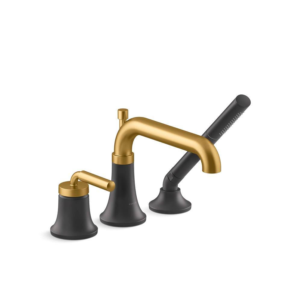 Tone Deck-mount bath faucet with handshower