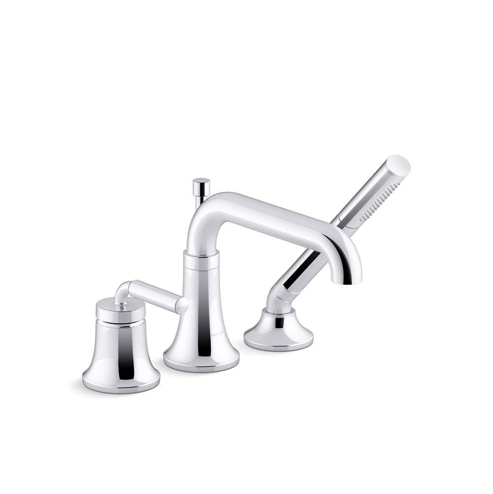 Tone Deck-mount bath faucet with handshower