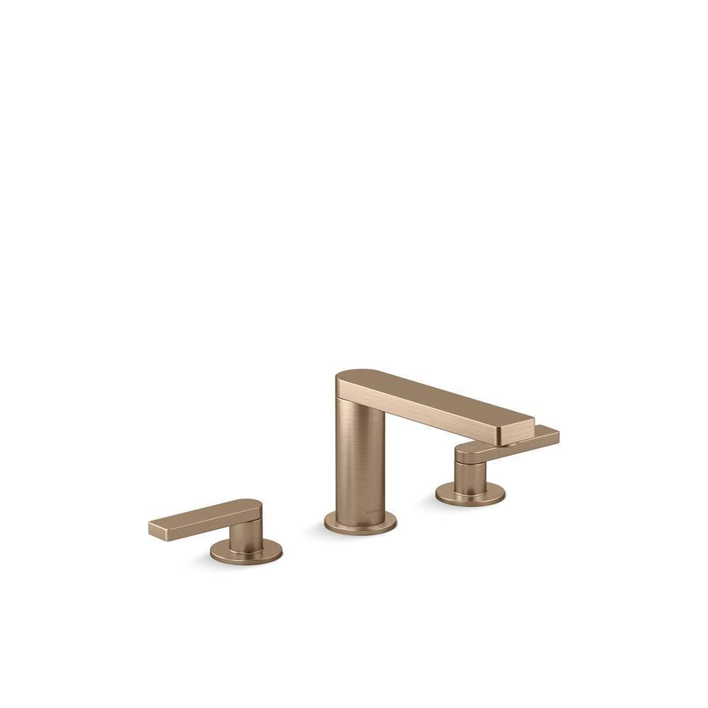 Composed Widespread bathroom sink faucet with Lever handles, 1.2 gpm