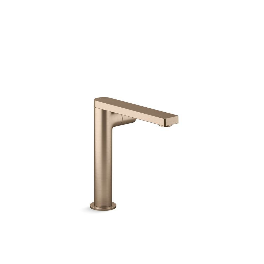 Composed Tall single-handle bathroom sink faucet with Cylindrical handle, 1.2 gpm