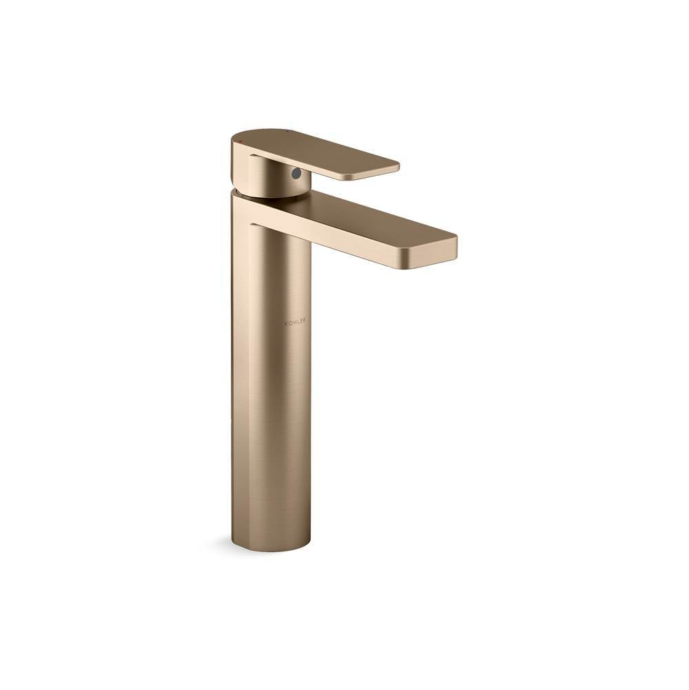 Parallel Tall single-handle bathroom sink faucet, 0.5 gpm