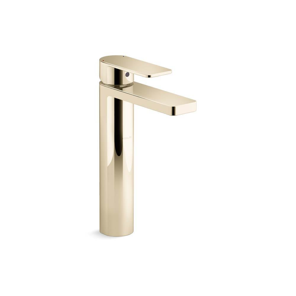 Parallel Tall single-handle bathroom sink faucet, 0.5 gpm