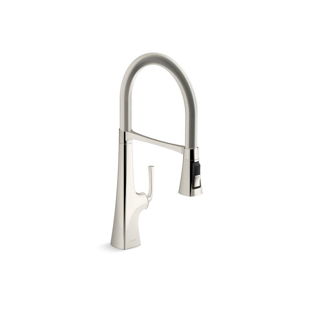 Graze Semi-professional kitchen sink faucet with three-function sprayhead